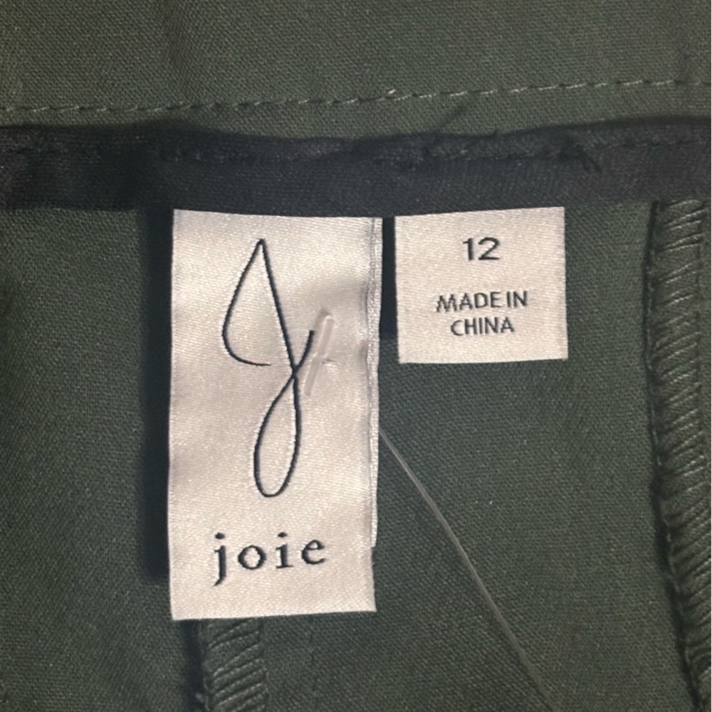 Joie NWT High Rise Straight Leg Pants With Pockets - Size 12 - New Women - Picture 4 of 10